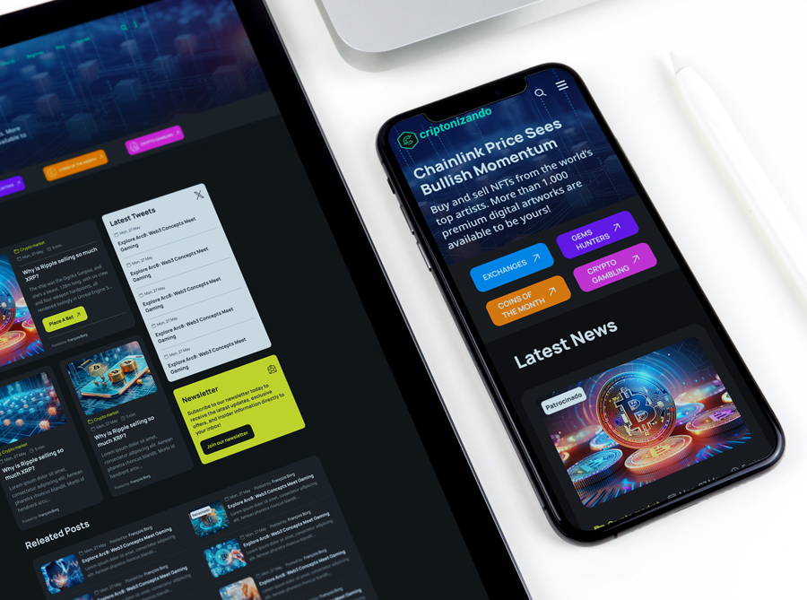 Criptonizando website